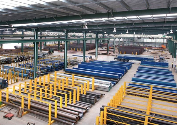 Large steel warehouse